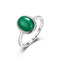 NB-5540-55 Stříbrný prsten s Malachitem
