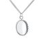 NB-2056 Stříbrný náhrdelník oválek