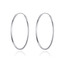 NB-3527-12 Stříbrné dámské náušnice kruhy 12 mm