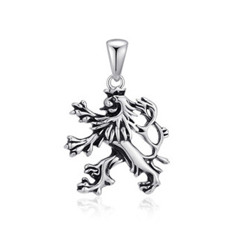 NB-4395 Stříbrný přívěšek Český lev - zvířátka