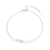 NB-1163 Stříbrný náramek s kolečky