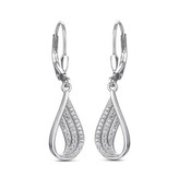 NB-3816 Visací náušnice se zirkony