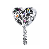 NB-8191 Stříbrný přívěšek korálek - strom života