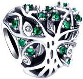 B0190 Visací stříbrný přívěšek korálek - zvířátka