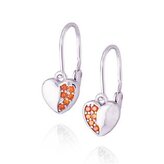 NB-3501 Dětské stříbrné náušnice srdíčka - srdce