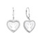 NB-3902 Stříbrné náušnice srdce s andílky - andílci