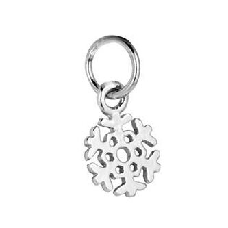 AL4098 Stříbrný přívěšek sněhová vločka - dětské