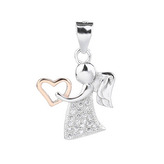 NB-4419 Stříbrný přívěšek andílek - andílci