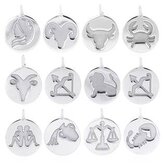 NB-4223-11 Stříbrný přívěšek - znamení - znamení zvěrokruhu - váhy