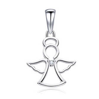 NB-4347 Stříbrný přívěšek andělíček - andílci