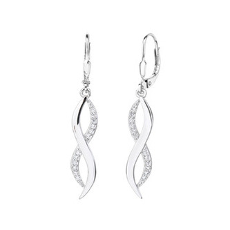 NB-3067 Visací náušnice se zirkony