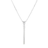 NB-2282 Stříbrný náhrdelník