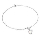 NB-0206-AB Stříbrný náramek se srdíčkem Crystals from Swarovski® AB