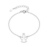 DN-0109 Dětský stříbrný náramek andělíček - andílci