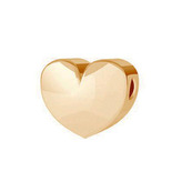 NB-8021-RD Zlacený stříbrný přívěšek korálek SRDCE