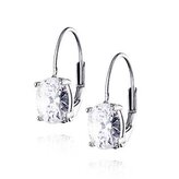 NB-3233 Dámské stříbrné náušnice se oválnými zirkony