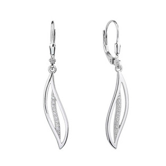 NB-3389 Visací náušnice se zirkony