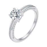 NB-5551-54 Stříbrný zásnubní prsten