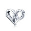 B0879 Stříbrný přívěšek korálek srdce