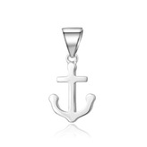 NB-4312 Stříbrný přívěšek kotva - mořské