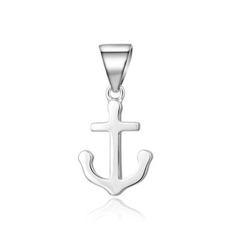NB-4312 Stříbrný přívěšek kotva - mořské