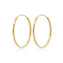 NB-3064-16 Zlacené stříbrné náušnice kruhy 16 mm