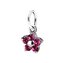 CS3500-RO Dětský přívěšek kytička, Crystals from SWAROVSKI® Rose - květiny