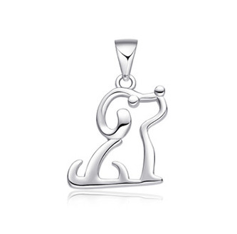 NB-4514 Stříbrný přívěsek pejsek - zvířátka