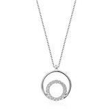 NB-2405 Střibrný náhrdelník s kolečky