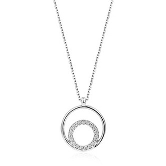 NB-2405 Střibrný náhrdelník s kolečky