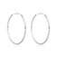 NB-3119-40 Zlacené stříbrné náušnice kruhy 40 mm