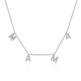 NB-2412 Střibrný náhrdelník pro maminku - rodina