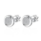 NB-3422 Stříbrné šroubovací náušnice