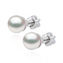 NB-3620 Stříbrné šroubovací náušnice perličky