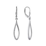 NB-3470 Stříbrné visací náušnice