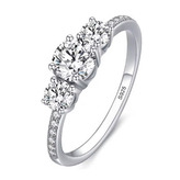 NB-5108-56 Stříbrný prsten se zirkony