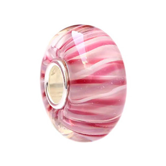 B0029 Stříbrný přívěšek murano korálek na náramek