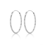 NB-3069-16 Zlacené stříbrné náušnice kruhy 16 mm