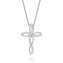 NB-2204 Střibrný náhrdelník s křížkem