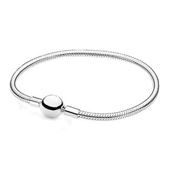 MB1001-20 Stříbrný náramek na navlékání korálků