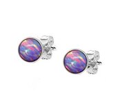 NBP36-OP38 Stříbrné opálové náušnice