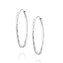 NB-3484 Stříbrné náušnice kruhy 45 mm