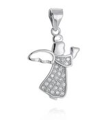 NB-4227 Stříbrný přívěšek andělíček - andílci