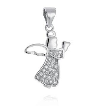 NB-4227 Stříbrný přívěšek andělíček - andílci