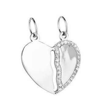 NB-4024 Stříbrný přívěšek se zirkony