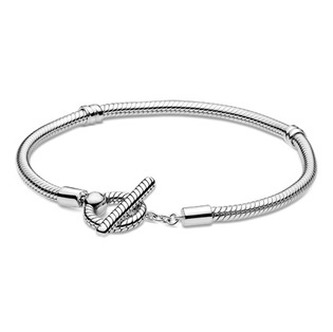 LV954-19 Stříbrný náramek na navlékání korálků