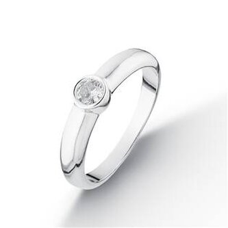 NB-5092-52 Stříbrný prsten se zirkonem
