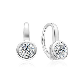 NB-3794 Stříbrné náušnice se zirkony