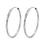 NB-3661-40 Stříbrné náušnice kruhy 40 mm