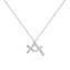 NB-2344 Střibrný náhrdelník s křížky